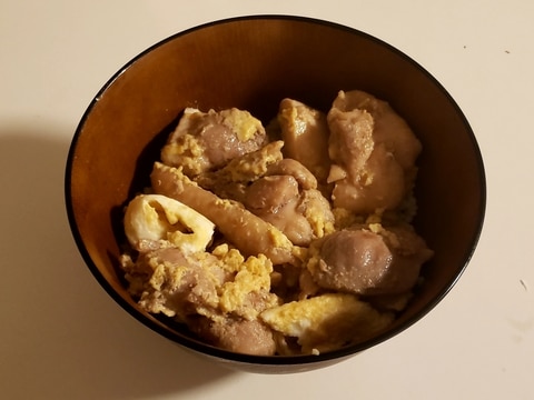 めんつゆで☆親子丼